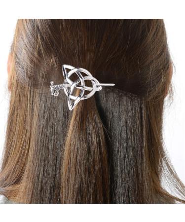 Buy Lurrose 2pcs Celtic Hair Clip - Vintage Irish Barrette Pin & Viking Hair Accessories for Men & Women - International Shipping - Buy Online on GoSupps.com