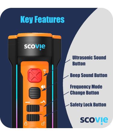 SCOVIE Dog Bark Deterrent Device For Puppy Small Medium Large Dogs - Buy Online on GoSupps.com