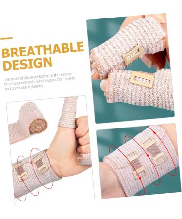 KALLORY Sports Leg Wraps - 4 Rolls Tensor Gym Tape | Cohesive Pre-Wrap Compression & Hair Elastic Wraps - International Shipping Available - Buy Online on GoSupps.com