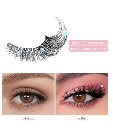 24 Pairs Handmade False Eyelashes | Wispy Fluffy Cat Eyelashes - Versatile Styles & Ultra-Comfortable for Everyday Glam - Buy Online on GoSupps.com