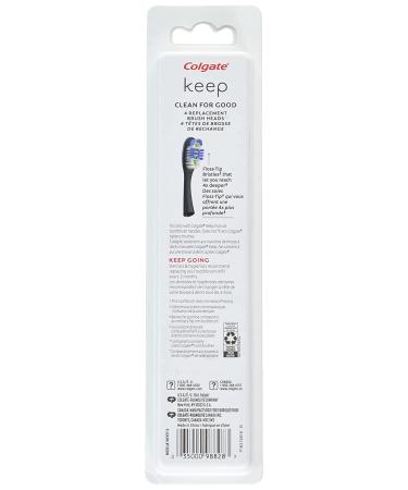 Colgate Keep Toothbrush Refill Heads - Deep Clean - Pack of 4 - Buy Online on GoSupps.com
