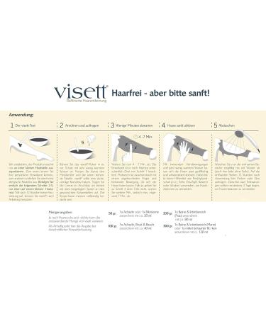 Visett Refined Hair Removal 300g - Effective Hair Removal Solution for Smooth Skin | International Shipping Available - Buy Online on GoSupps.com