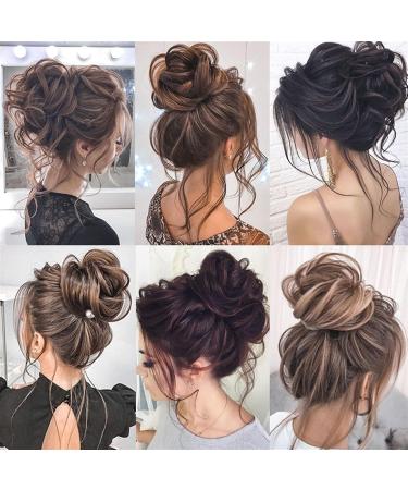 Hair Scrunchies Hair Bun Synthetic Hair Bun with Elastic Comb Messy Bun Curls Hair Bun Women Wig Hair Extensions Hair Accessories Women Hair Bun (Color : SW205-10) - Buy Online on GoSupps.com