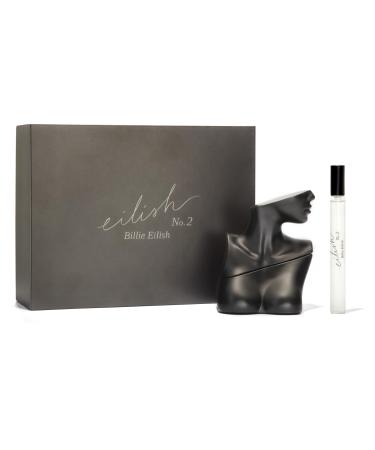 Billie Eilish No. 2 Eau de Parfum Perfume for Women Woody + Floral Fragrance Notes of Apple Blossom Wild Poppy Flower and Palo Santo 2 Pc Gift Set - 3.4 Fl Oz + 0.33 Fl Oz