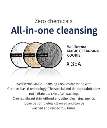 WELLDERMA Reusable Makeup Remover Pads | Dual Sided Cotton Rounds for All Skin Types | Eco-Friendly Thick Washable Wipes for Toner - Shop Internationally - Buy Online on GoSupps.com