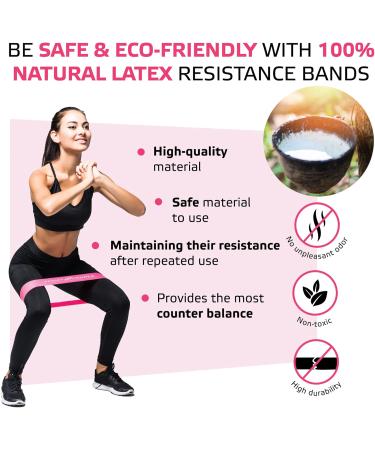 Sport2people Fitness Straps Set - Allatex Gymnastics Resistance Bands & Booty Bands - Pink | International Shipping - Buy Online on GoSupps.com