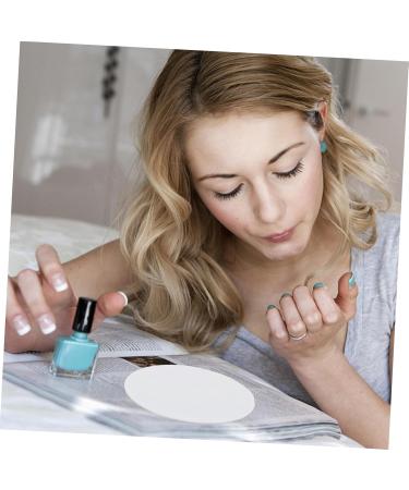 Buy EXCEART 10pcs Nail Polish Palette - Manicure Display Tools & Color Dishes for Nail Art - White Glue Board Mix - 9.5x9.5CM - International Shipping Available - Buy Online on GoSupps.com