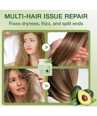 Traitements intensifs en avocat Masque capillaire conditionnement en profondeur Masque capillaire l'huile d'avocat masque d'humidit des poils r paration de poils endommag s masque (2pcs) - Buy Online on GoSupps.com