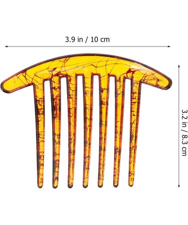 Beaupretty Hair Side Comb Clip Vintage Hair Side Pin Hair Teeth Comb for Thick Hair(Mixed Color) - Buy Online on GoSupps.com