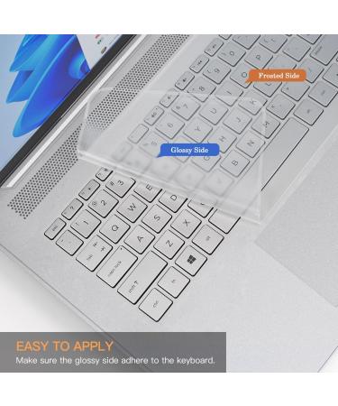 Universal Keyboard Cover Skin for 17-17.3 inch Laptop Notebook Anti Dust Waterproof Silicone Keyboard Protector Compatible with 17.3" HP Lenovo Dell ACER ASUS MSI Laptops - Buy Online on GoSupps.com