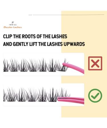 D Mix 10-16mm Wispy Volume Eyelash Clusters - 72 Pcs DIY Individual Cluster Lashes for Home Lash Extensions (Pack of 1) A17 - Buy Online on GoSupps.com
