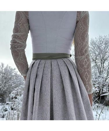 Robe dirndl pour femme - Costume de f te de la bi re - Dirndl midi - Longue - Grandes tailles - Chemisier Dirndl - Costume vintage l gant - Robe de soir e - Robe de cocktail 3XL Argent 02 - Buy Online on GoSupps.com