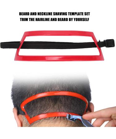Men Neckline Shaving Template - Trim Excess Hair for Clean Look Easy to Use with Different Head Sizes Perfect for Travel - Buy Online on GoSupps.com