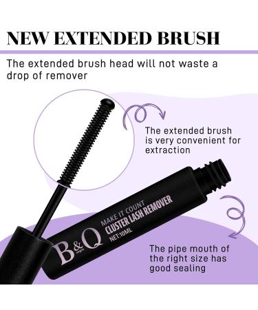 Lash Cluster Remover 10 ML | Gentle Adhesive & Glue Remover for Lash Clusters | Ideal Lash Bond & Seal Solution - Buy Online on GoSupps.com