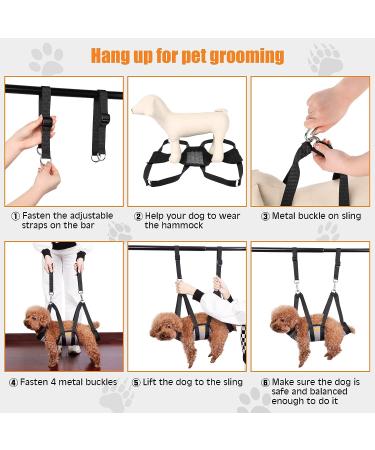 Ownpets Dog Care Hammock - Bathing & Nail Trimming | 4 Hooks | Size: S 29cm L 44.7cm Legs 16cm - International Shipping Available - Buy Online on GoSupps.com