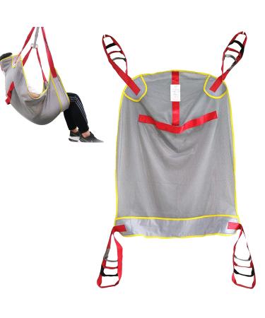 High-performance transfer belt universal patient aid belt network patient leasic belt divided leg belt for the disabled with headrest and toilet opening medical disabled belt b (a) () (