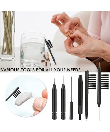 Hearing Aid Amplifier Cleaning Tools - 9 Piece Kit with Brushes, Earbuds, and Magnifier - Buy Online on GoSupps.com