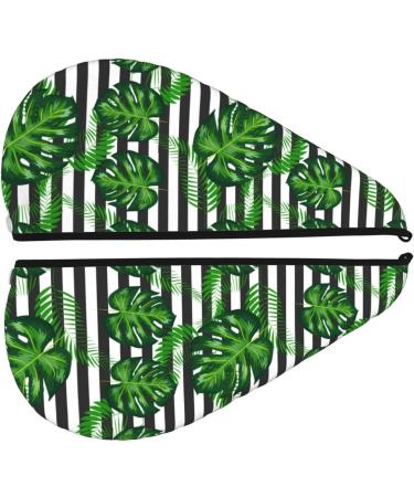 Buy Hair Towel Wrap - Quick Drying Towel Turban for Effortless Hair Care (Palm Greenery - Buy Online on GoSupps.com