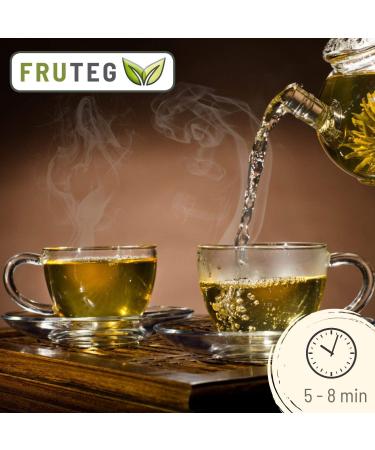 FRUTEG Th aux fruits Organic Fraise Spearminze 1000 g | Th de fruits en vrac | Th de menthe poivr e avec fraise - rafra chissant et fruit en m me temps | Th aux fruits Bio Bio Lots 1 kg - Buy Online on GoSupps.com