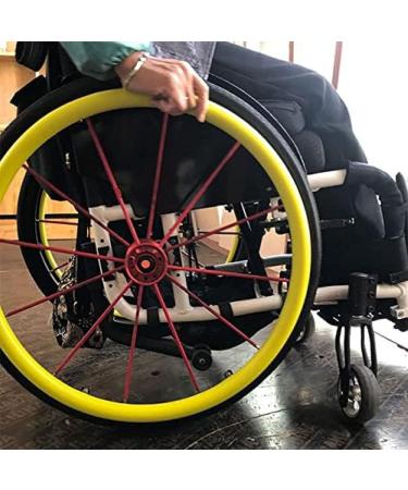 Wheelchair Push Rim Covers 24-Inch Rear Wheel Sports Wheelchair Cover 1 Pair Non-Slip Wear-Resistant Hand Push Cover Silicone Push Ring Protective Cover Green Diameter 50 Green Diameter 50 - Buy Online on GoSupps.com
