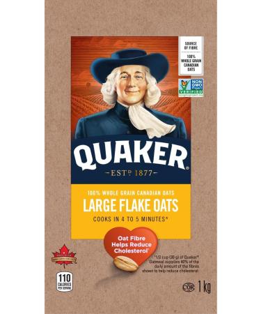 Quaker Large Flake Oats Multi-Pack 1kg (Pack of 12) - Buy Online on GoSupps.com