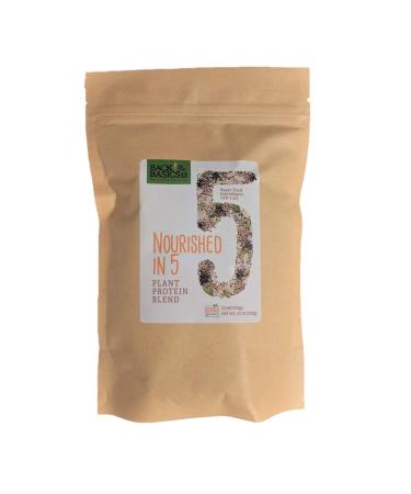 Nourished in 5 Has Five Superfood Ingredients  Organic Blend of 5 Ground Plant Seeds: Plant Protein from- Sunflower, Pumpkin, White Quinoa, Black Chia, and Hemp Seeds