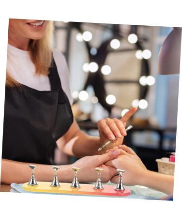 Beaupretty 4 Sets Nail Practice Holder Nail Decorations for Nail Art Creative Nail Display Convenient Nail Display Beauty Fake Nails Nail Holders for Nail Painting Cosmetic Plastic Bracket - Buy Online on GoSupps.com