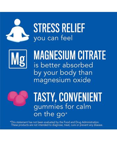 Natural Vitality Calm Anti-Stress Gummies - Raspberry-Lemon 240ct - Buy Online on GoSupps.com