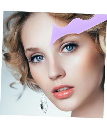 Didiseaon Eyebrow Pencil 4pcs Silicone Beauty Ruler eyelash tool eyeliner stencils wing tips Makeup Supply eyeshadow make up Brow Pencil - Buy Online on GoSupps.com