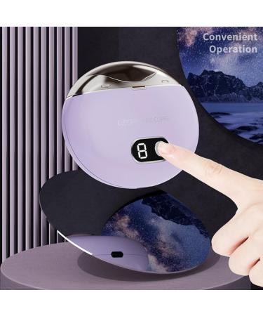 Electric Nail Cutter - Electric Fingernail Polisher - with Nail Shavings Box Auto Nail File for Men with Ultra Quiet 3-Speed Rechargeable UV Lamp Beads Lencyh Nail Grinder Purple - Buy Online on GoSupps.com