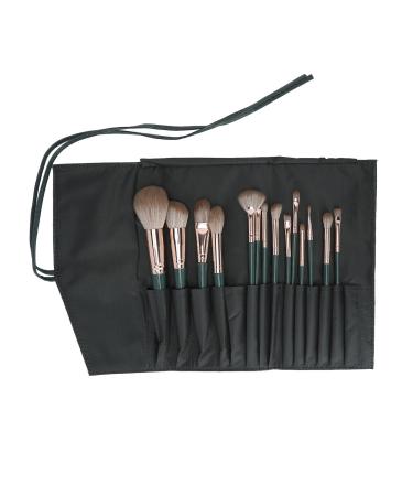 14 Piece Makeup Brush Set Soft & Durable Brushes for Blending Contouring Eyeshadow Synthetic Fiber Hair Metal Handle Easy to Clean Perfect Makeup Enthusiasts