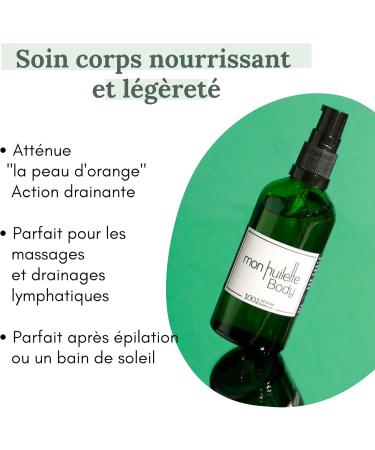 LES HUILETTES - BODY Body Care Oil - Nourishing Draining and Firming - Ideal for Nourishing and Replenishing Dry Skin - For Massage and Lymphatic Drainage - LAB ESSENTIEL - Buy Online on GoSupps.com