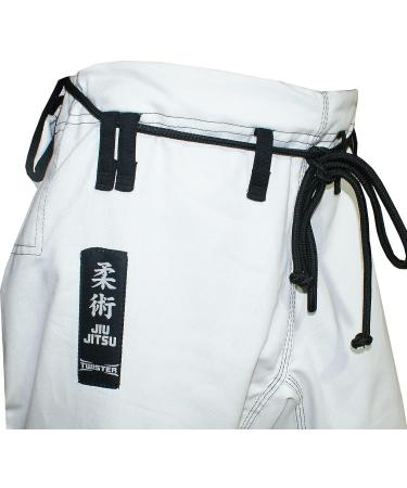 TWISTER FIGHT WEAR White BJJ Jiu Jitsu Gi Pants - Size 3 | Durable and Comfortable - Buy Online on GoSupps.com