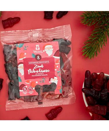  naschlabor naschlabor Fruit Bears with Christmas Heart | Pure Fruit Juice | No Artificial Colors or Flavor Enhancers | Gluten and Lactose Free (Nicotine Coating) - Buy Online on GoSupps.com