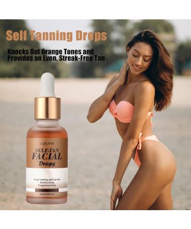 Face Tanning Drops - Gradual Tan Anti-Aging Glow for Customizable Radiance 1.08 Fl Oz Unscented - Shop Internationally - Buy Online on GoSupps.com