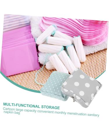 Plafope 2-Piece Menstrual Napkin Storage Bag Set - Stylish & Functional Aunt Towel Tie Bags for Women | International Shipping - Buy Online on GoSupps.com