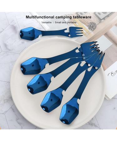 Multifunctional Spoon Bottle Opener Durable Exquisite EDC Spork Fork Spoon for Camping for Picnic - Buy Online on GoSupps.com