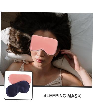 FRCOLOR 2pcs Silk Eye Mask - Double Sided Travel Sleep Stickers for Ultimate Comfort | International Shipping Available - Buy Online on GoSupps.com