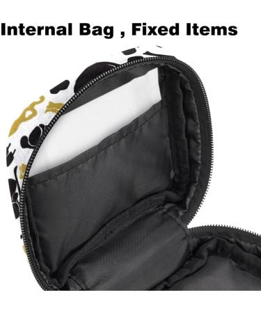 MUOOUM Menstrual Pad Bag | Sanitary Napkin Holder | Tampons Collect Bag | Grunge Skull Skeleton Pattern | Multi-colored - Buy Online on GoSupps.com
