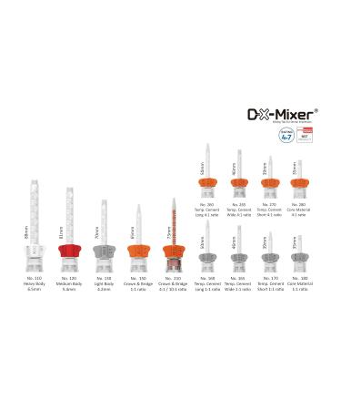 48pcs Impression Dental Mixing Tips DX-Mixer (Light Body) - Buy Online on GoSupps.com