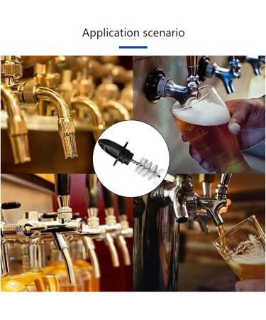 10 Pcs Beer Plug Tap Brush Home Beer Faucet cleans essential soft brush plugs to keep taps clean & hygienic  - Buy Online on GoSupps.com