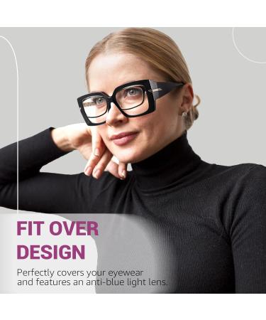 LVIOE Blue Filter Glasses - Reduce Eye Strain for Gamers & Non-Glasses Wearers | Blue Light Blocking | International Shipping - Buy Online on GoSupps.com