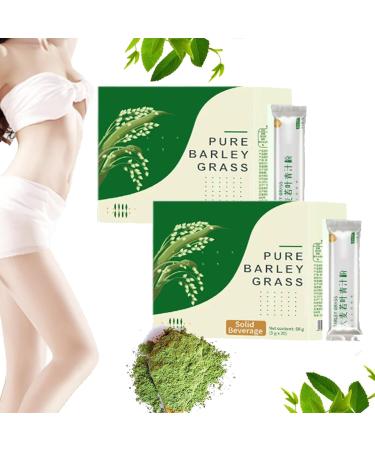Naveta Barley Grass Powder 100% Pure & Organic Naveta Pure Organic Barley Naveta Organic Barley Grass Powder All Natural Ingredients Easy to Use and Carry (2 box)