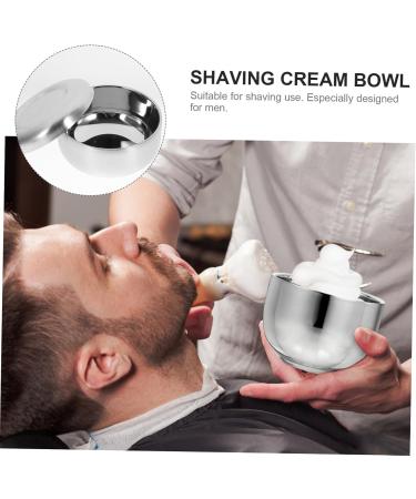 Rustproof Stainless Steel Shaving Bowl - Premium Shaving Soap Container for Men | Ideal for Beard Foam Brushes & Shave Care - Buy Online on GoSupps.com