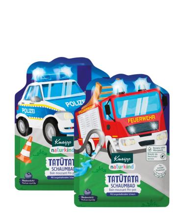 Kneipp Naturalkind Faumbad Tat tata bathing additive with a nourishing jojoba oil and natural blueberry extract for magical bathing fun fruity blueberry scent and blue water from 3 years 40 ml - Buy Online on GoSupps.com