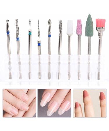 Cuticle Drill Bits for Nails Tungsten Steel Cuticle Nippers | Small Barrel Shape Electric Nail Drill File Cuticle Cleaner Tool Kit for Rotary Nail Drill Fovolat - Buy Online on GoSupps.com