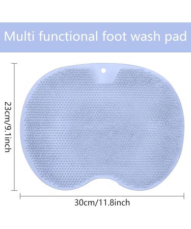 Shop Foot Brush for Shower - Non-Slip Silicone Massage Pad & Suction Cup | Relieve Tired Feet Effortlessly - Buy Online on GoSupps.com