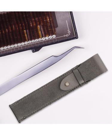Fomiyes 3-Compartment Storage Bag for Tweezers | Eyelash Tweezers Holder & Accessory Box | Perfect for Eyelash Extensions | 22x3x0.8cm - Buy Online on GoSupps.com