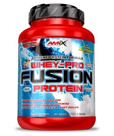 AMIX Whey Pure Fusion - 1 kg Cream cookies Cream colored