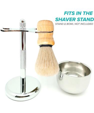 Badger Friendly Hair Shaving Brush - Professional Salon Tool for Men's Wet Shaving - Buy Online on GoSupps.com